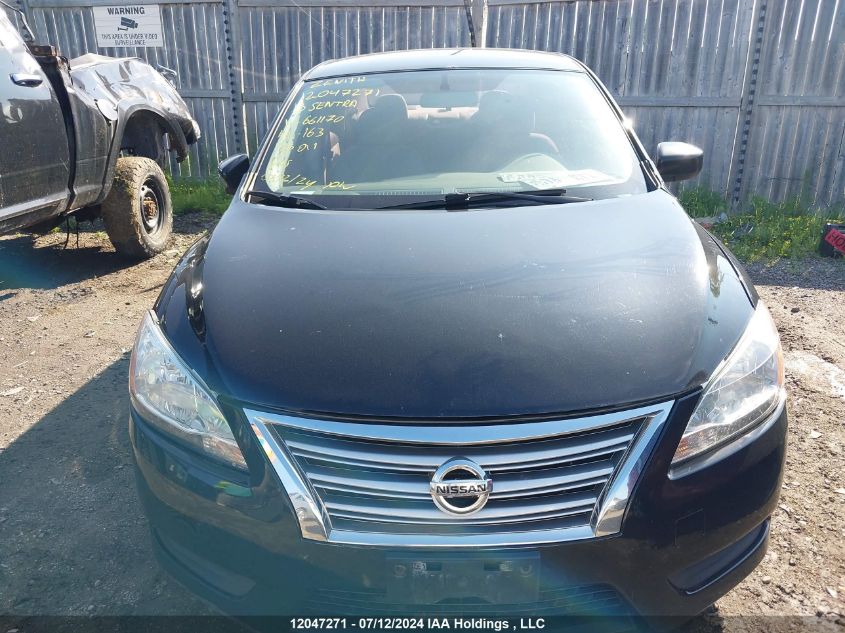 2013 Nissan Sentra VIN: 3N1AB7AP9DL661170 Lot: 12047271