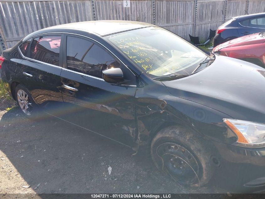 2013 Nissan Sentra VIN: 3N1AB7AP9DL661170 Lot: 12047271