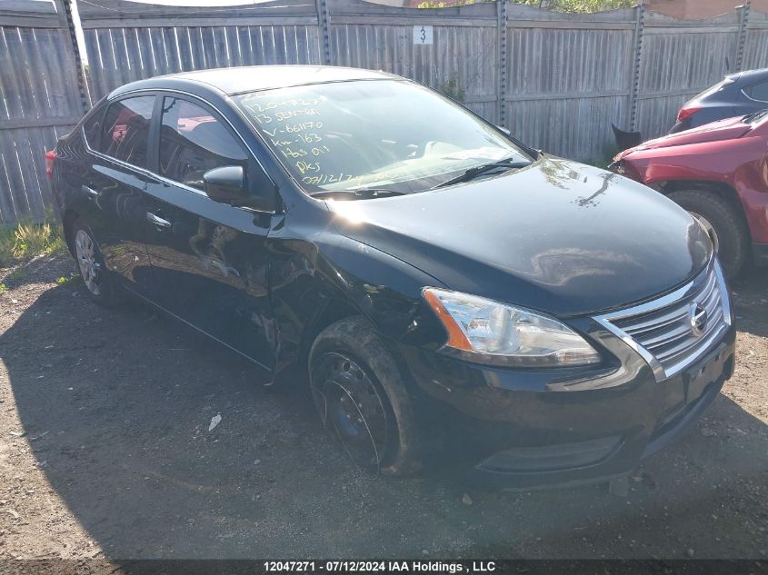 2013 Nissan Sentra VIN: 3N1AB7AP9DL661170 Lot: 12047271