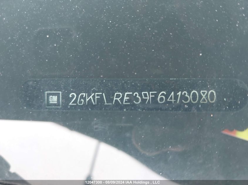 2015 GMC Terrain VIN: 2GKFLRE39F6413080 Lot: 12047300