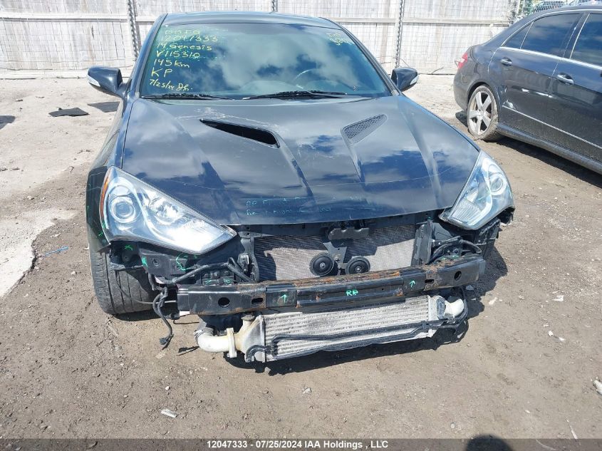 2014 Hyundai Genesis Coupe 2.0T VIN: KMHHT6KD6EU115310 Lot: 12047333