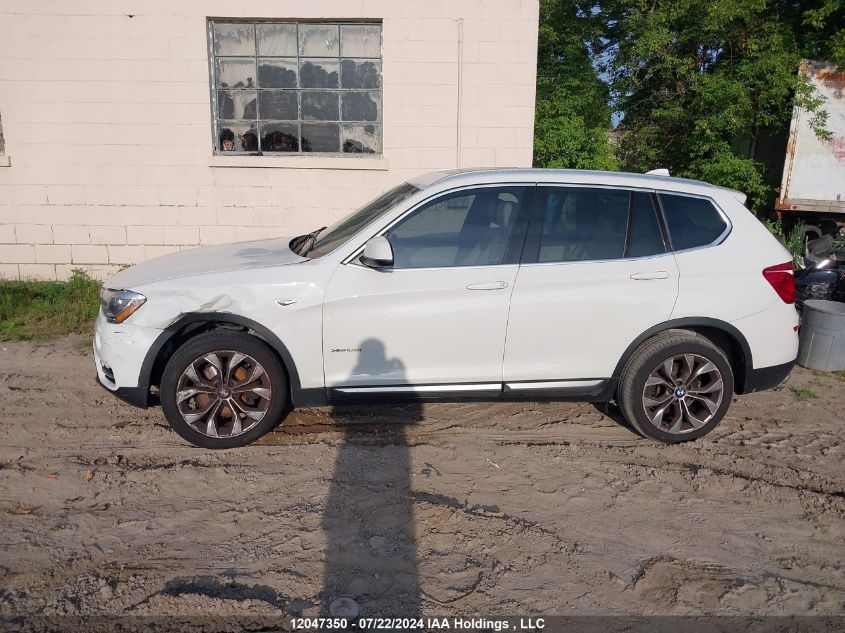 2016 BMW X3 xDrive28I VIN: 5UXWX9C58G0D80444 Lot: 12047350