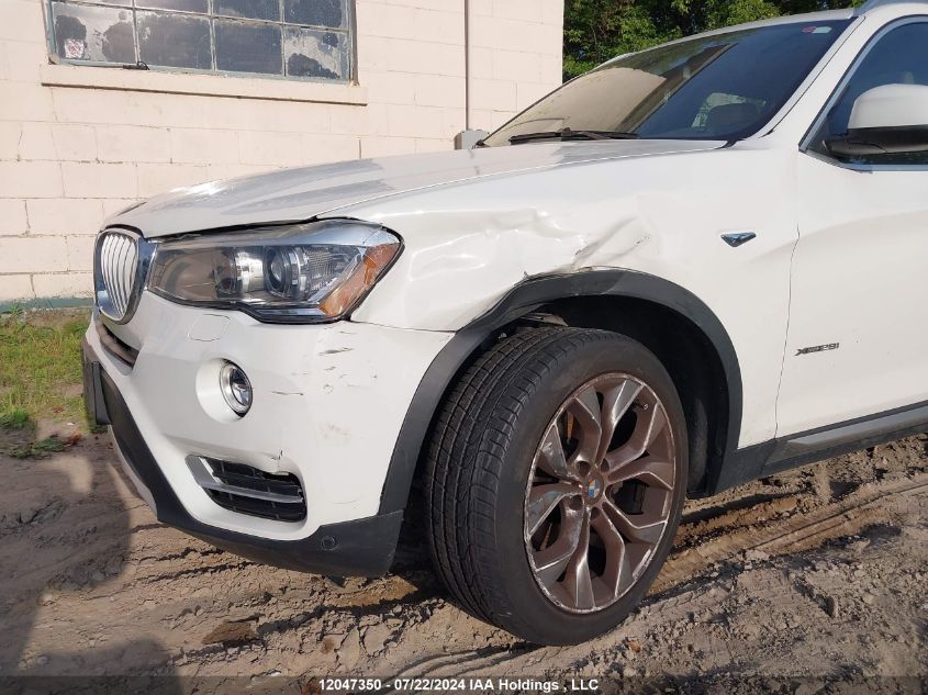 2016 BMW X3 xDrive28I VIN: 5UXWX9C58G0D80444 Lot: 12047350