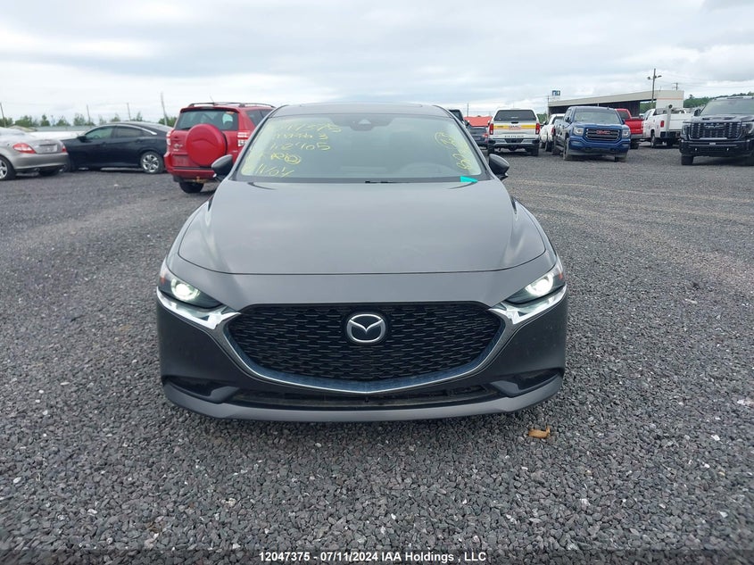 2019 Mazda 3 Preferred VIN: JM1BPADM2K1102405 Lot: 12047375