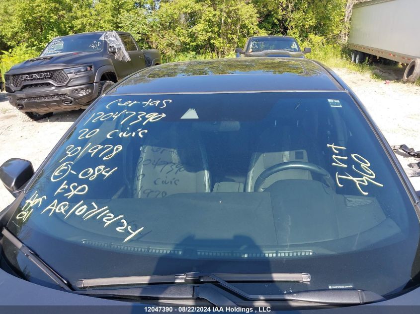 2020 Honda Civic Hatchback VIN: SHHFK7H48LU301978 Lot: 12047390