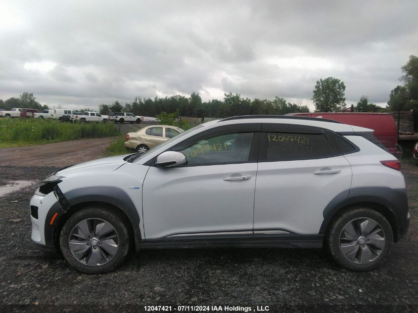 2019 Hyundai Kona Ev Ultimate VIN: KM8K33AG6KU021391 Lot: 12047421