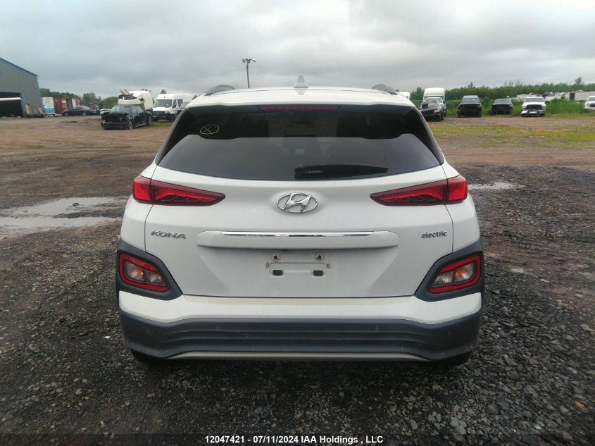 2019 Hyundai Kona Ev Ultimate VIN: KM8K33AG6KU021391 Lot: 12047421