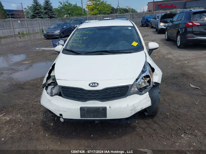 2013 Kia Rio VIN: KNADM4A3XD6208036 Lot: 12047426