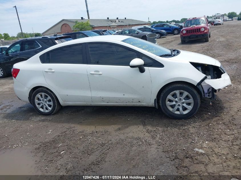 2013 Kia Rio VIN: KNADM4A3XD6208036 Lot: 12047426