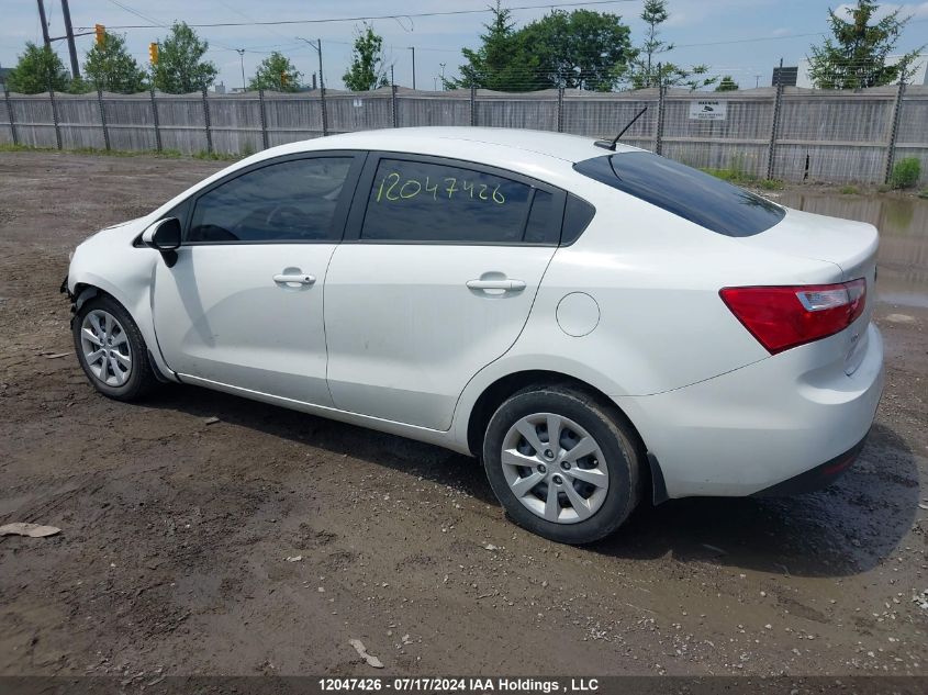 2013 Kia Rio VIN: KNADM4A3XD6208036 Lot: 12047426