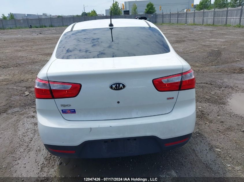 2013 Kia Rio VIN: KNADM4A3XD6208036 Lot: 12047426