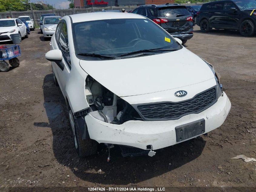 2013 Kia Rio VIN: KNADM4A3XD6208036 Lot: 12047426