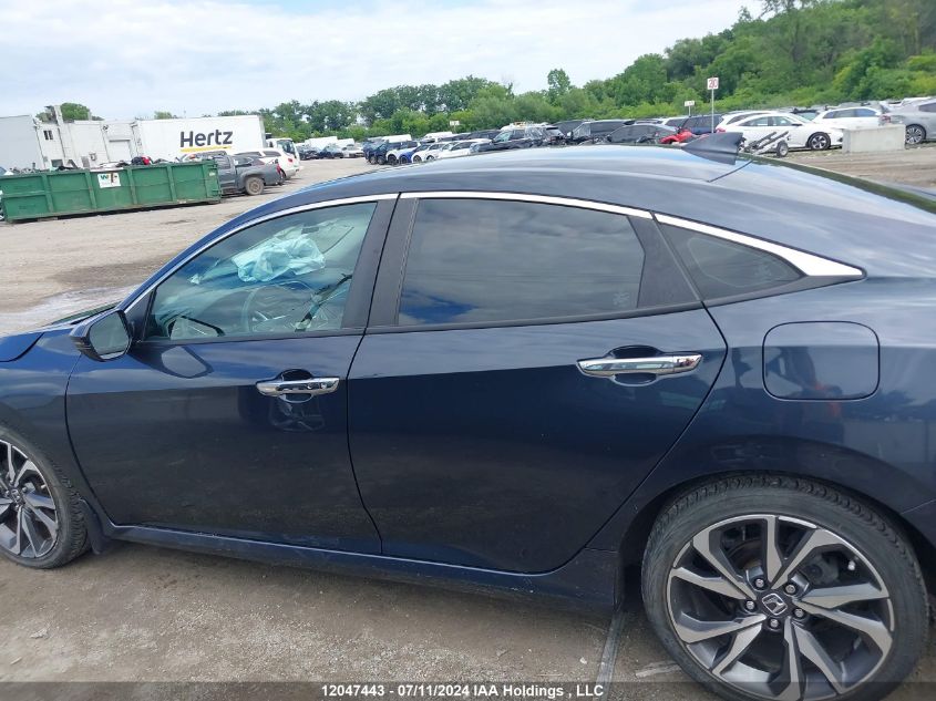 2020 Honda Civic VIN: 2HGFC1F91LH105189 Lot: 12047443