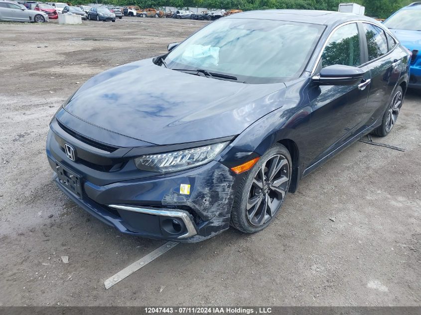 2020 Honda Civic VIN: 2HGFC1F91LH105189 Lot: 12047443