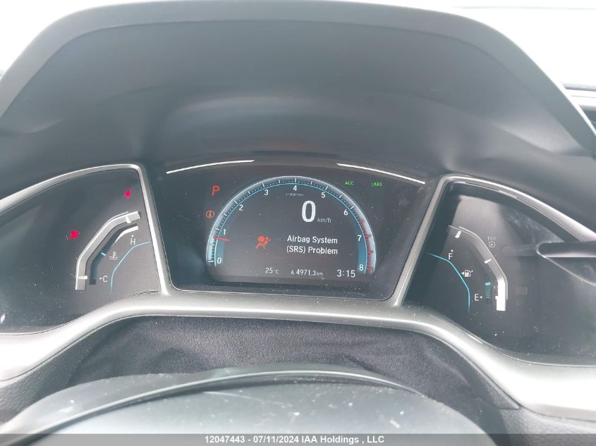 2020 Honda Civic VIN: 2HGFC1F91LH105189 Lot: 12047443