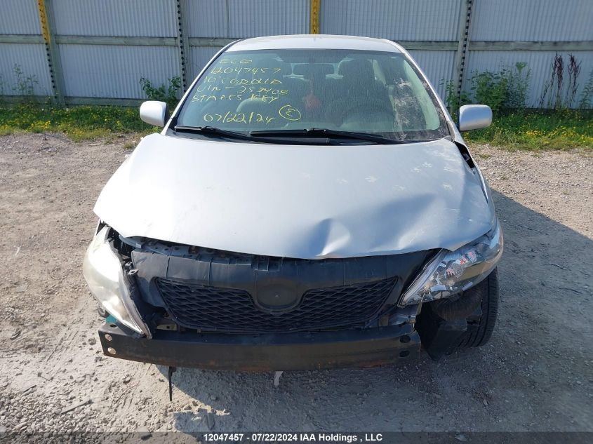 2010 Toyota Corolla Ce VIN: 2T1BU4EE1AC253408 Lot: 12047457