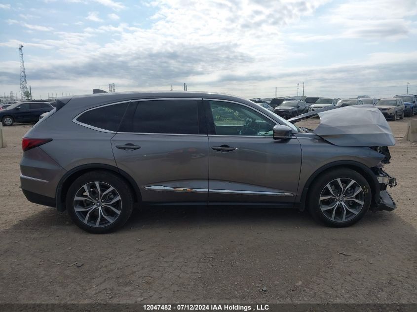 2022 Acura Mdx VIN: 5J8YE1H48NL802160 Lot: 12047482