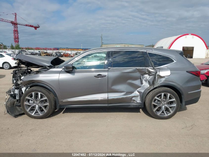 2022 Acura Mdx VIN: 5J8YE1H48NL802160 Lot: 12047482