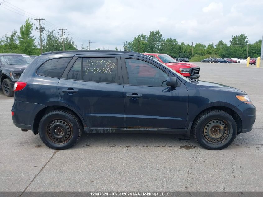 2010 Hyundai Santa Fe VIN: 5NMSGDAG8AH337816 Lot: 12047520