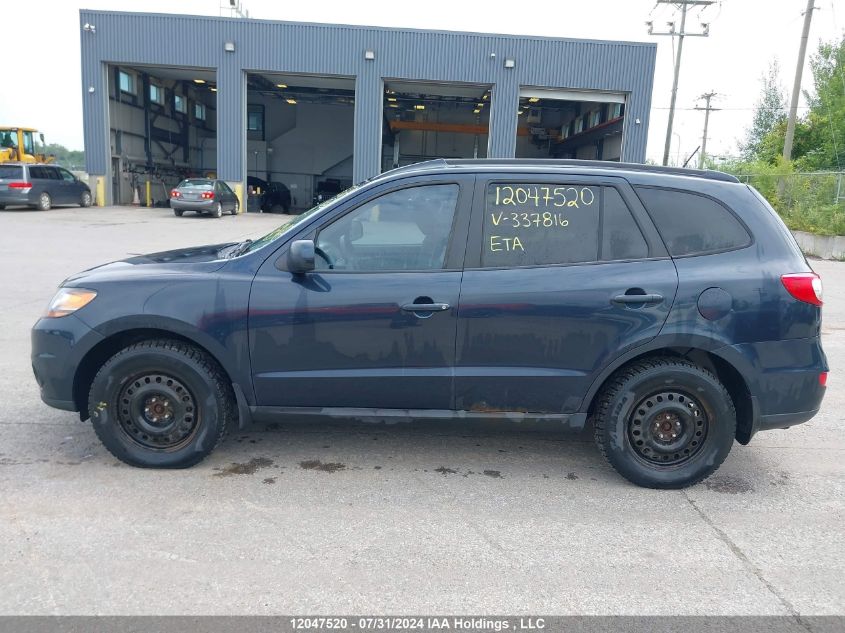 2010 Hyundai Santa Fe VIN: 5NMSGDAG8AH337816 Lot: 12047520