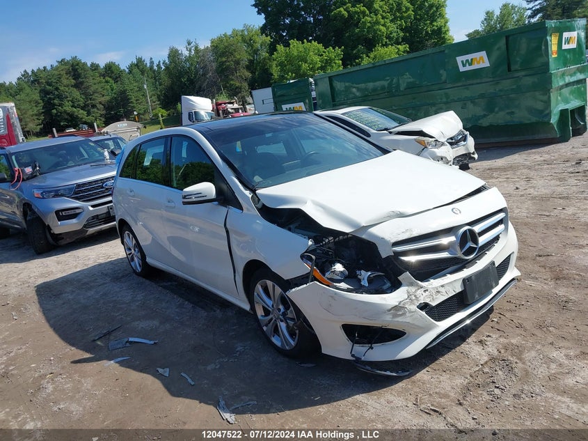 2015 Mercedes-Benz B-Class B 250 VIN: WDDMH4GB0FJ305743 Lot: 12047522