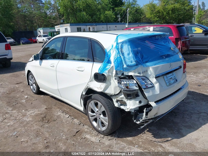 2015 Mercedes-Benz B-Class B 250 VIN: WDDMH4GB0FJ305743 Lot: 12047522