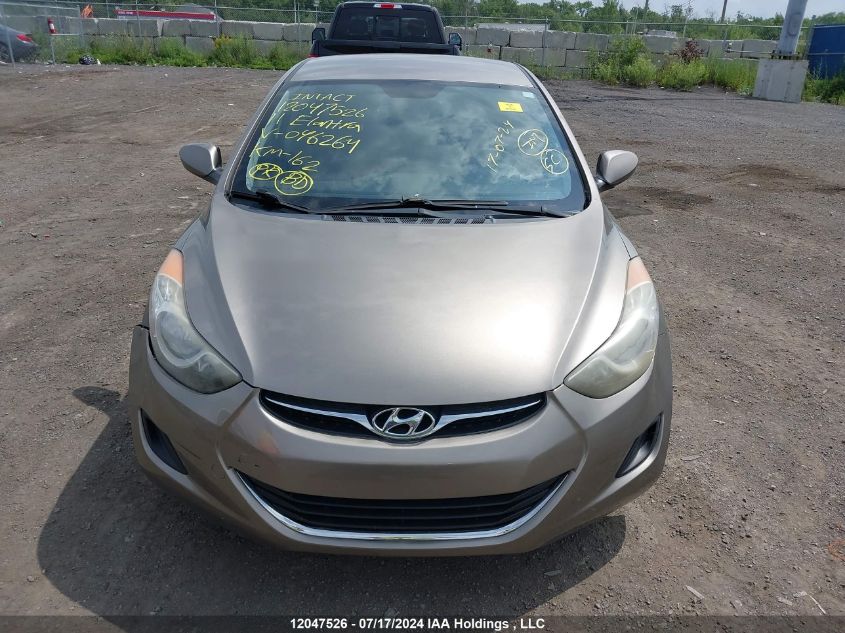 2011 Hyundai Elantra VIN: 5NPDH4AE7BH046264 Lot: 12047526