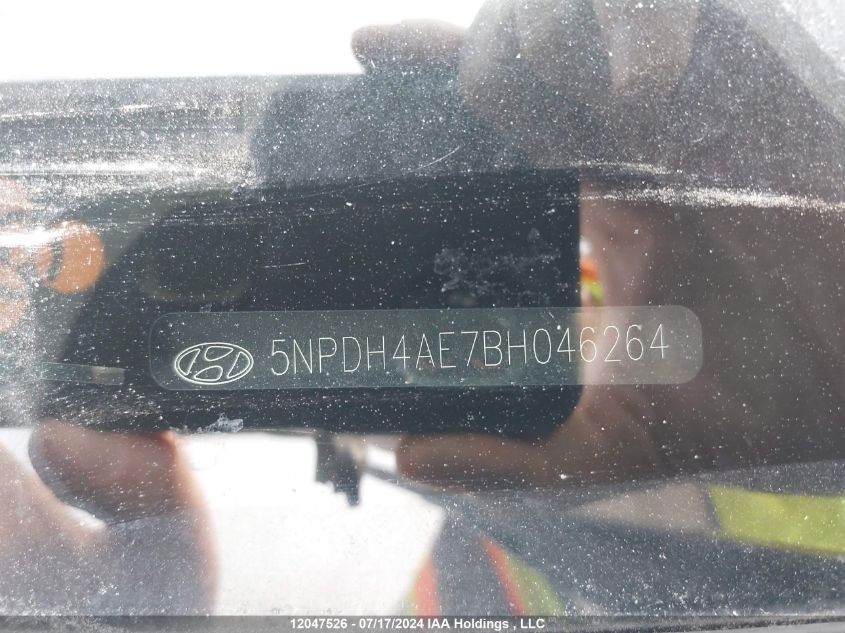 2011 Hyundai Elantra VIN: 5NPDH4AE7BH046264 Lot: 12047526