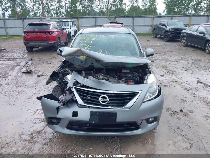 2013 Nissan Versa VIN: 3N1CN7AP6DL890860 Lot: 12047536