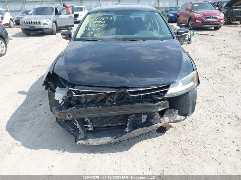 2016 Volkswagen Jetta Sedan VIN: 3VW267AJ7GM378182 Lot: 12047539