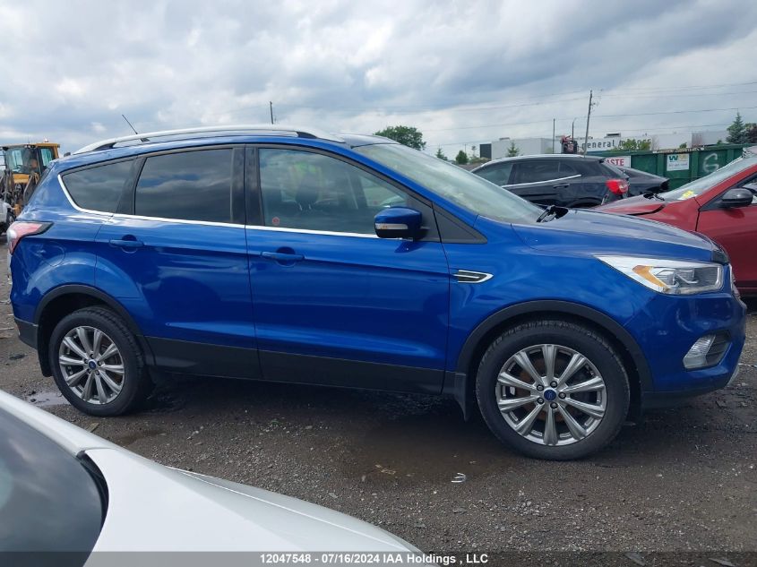 2018 Ford Escape Titanium VIN: 1FMCU9J96JUB56830 Lot: 12047548