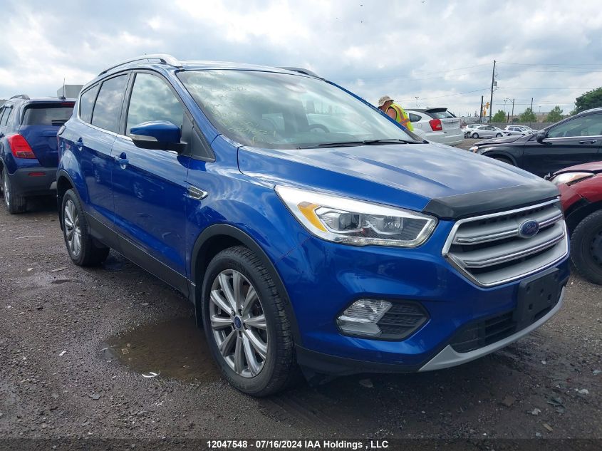 2018 Ford Escape Titanium VIN: 1FMCU9J96JUB56830 Lot: 12047548