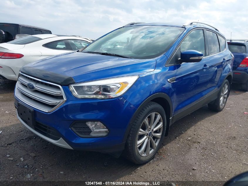 2018 Ford Escape Titanium VIN: 1FMCU9J96JUB56830 Lot: 12047548