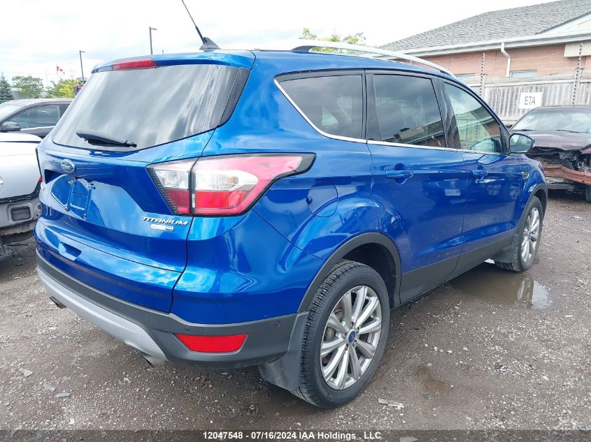 2018 Ford Escape Titanium VIN: 1FMCU9J96JUB56830 Lot: 12047548