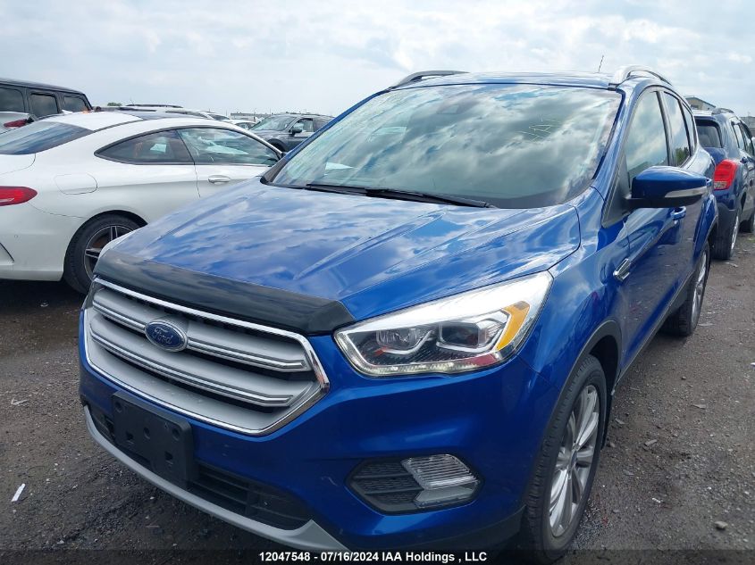 2018 Ford Escape Titanium VIN: 1FMCU9J96JUB56830 Lot: 12047548