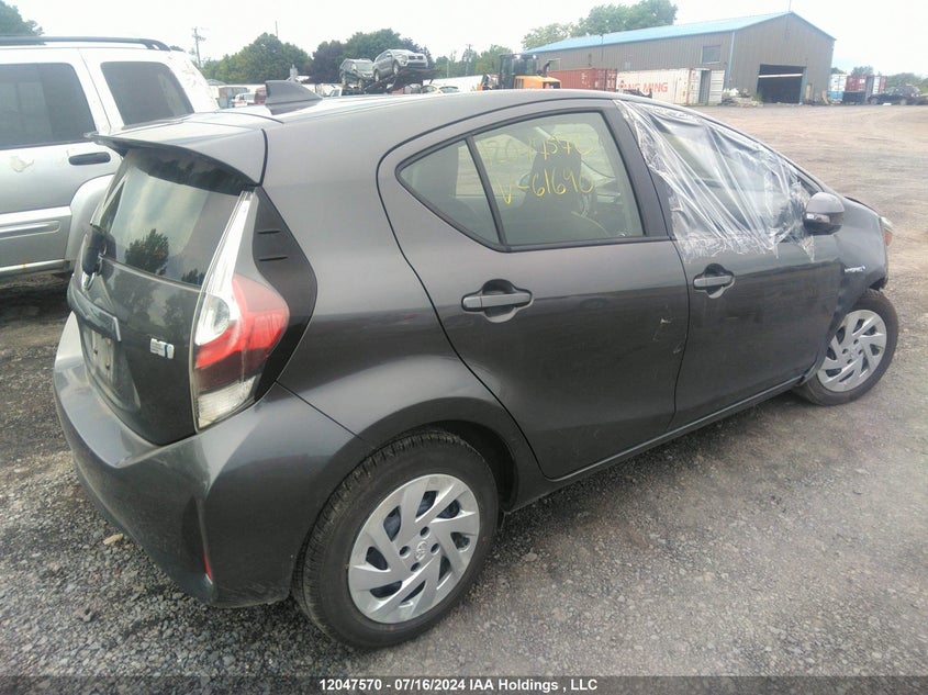 2018 Toyota Prius C VIN: JTDKDTB34J1616902 Lot: 12047570