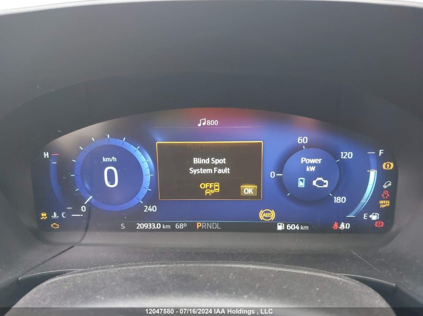 2022 Ford Escape Sel Hybrid VIN: 1FMCU9CZ2NUA99545 Lot: 12047580