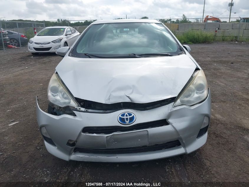 2012 Toyota Prius VIN: JTDKDTB37C1500175 Lot: 12047588