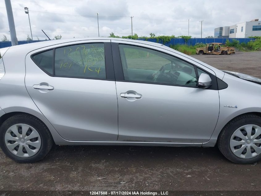 2012 Toyota Prius VIN: JTDKDTB37C1500175 Lot: 12047588