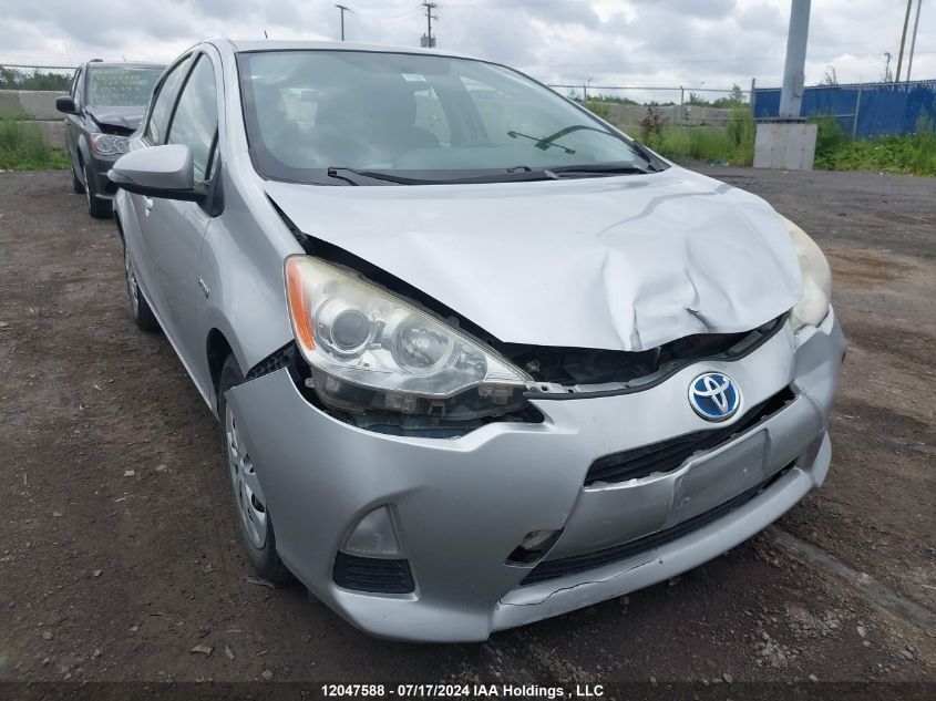 2012 Toyota Prius VIN: JTDKDTB37C1500175 Lot: 12047588