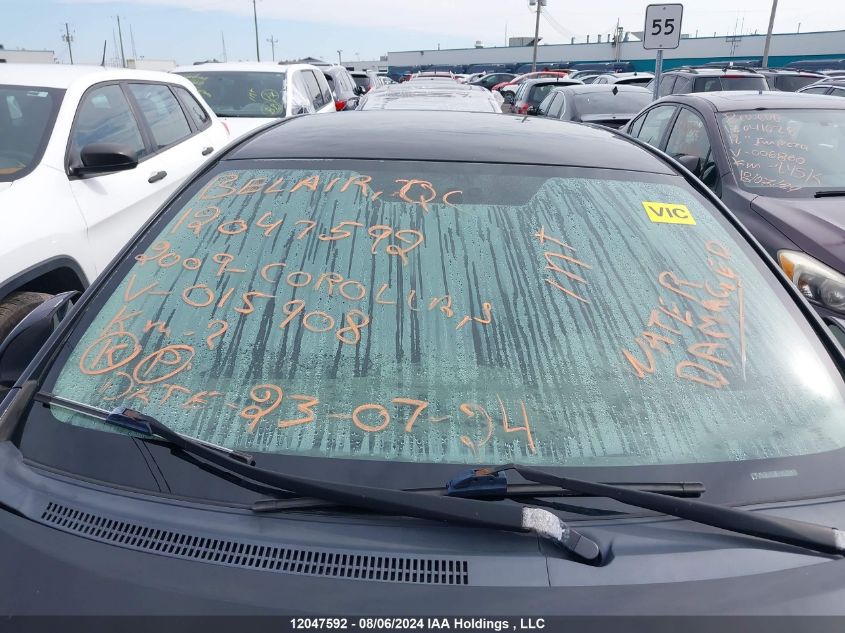 2009 Toyota Corolla VIN: 2T1BU40E09C015908 Lot: 12047592