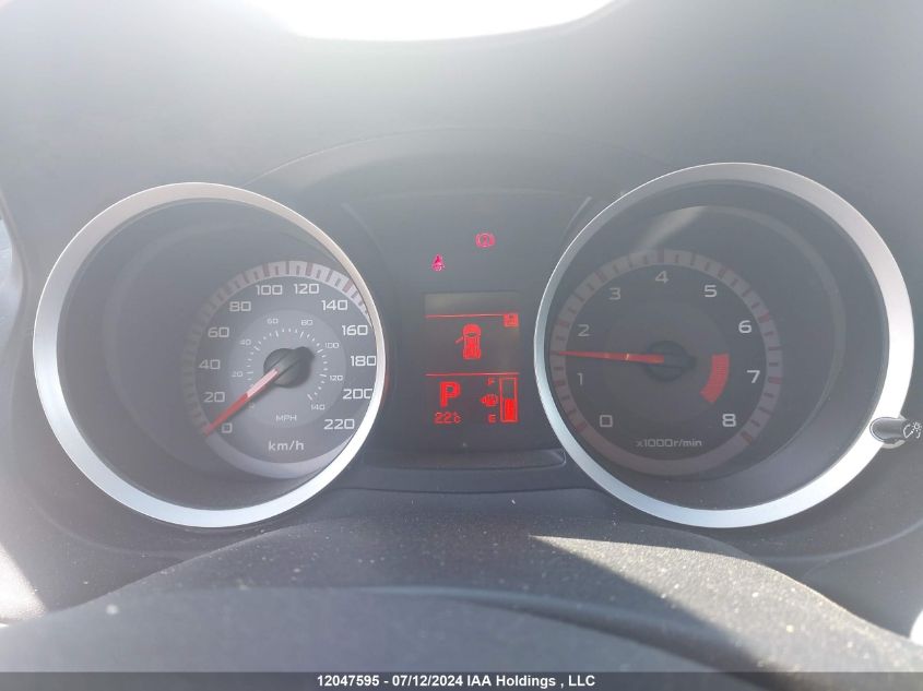 2009 Mitsubishi Lancer VIN: JA3AU26U99U608134 Lot: 12047595