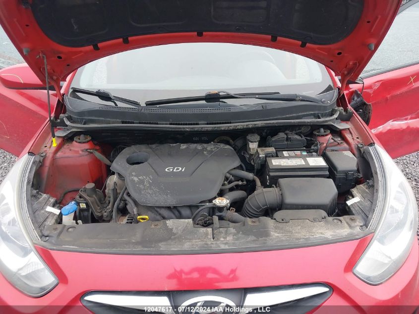 2014 Hyundai Accent Gls/Gs VIN: KMHCT5AE3EU196233 Lot: 12047617