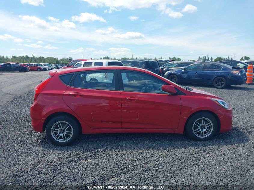 2014 Hyundai Accent Gls/Gs VIN: KMHCT5AE3EU196233 Lot: 12047617