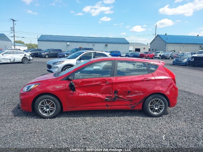 2014 Hyundai Accent Gls/Gs VIN: KMHCT5AE3EU196233 Lot: 12047617