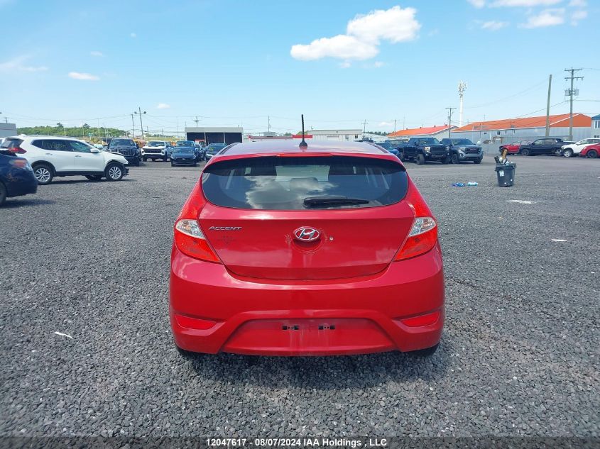 2014 Hyundai Accent Gls/Gs VIN: KMHCT5AE3EU196233 Lot: 12047617