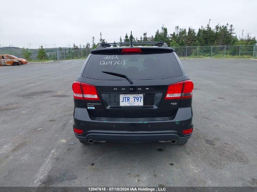 2012 Dodge Journey R/T Rallye VIN: 3C4PDDEG1CT325277 Lot: 12047618