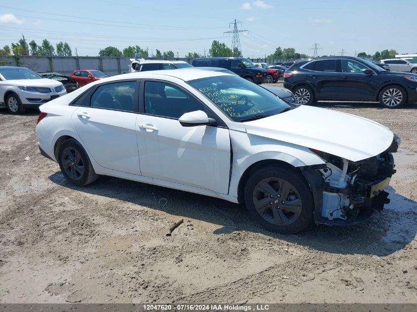 2022 Hyundai Elantra Blue VIN: KMHLM4AJ7NU012934 Lot: 12047620