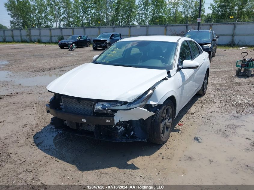 2022 Hyundai Elantra Blue VIN: KMHLM4AJ7NU012934 Lot: 12047620