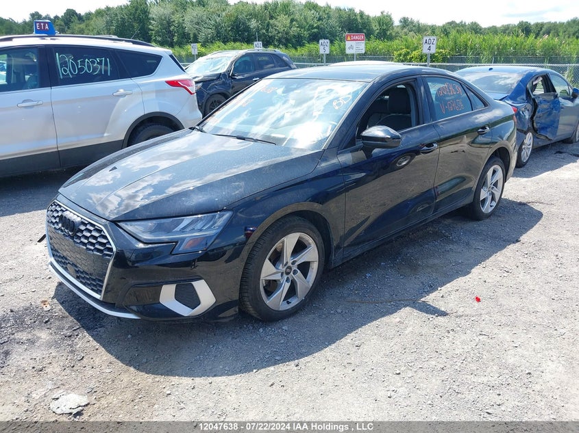 2023 Audi A3 Sedan VIN: WAUGUCGY6PA127658 Lot: 12047638